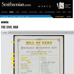 Document Deep Dive: The Menu From President Lincoln’s Second Inaugural Ball