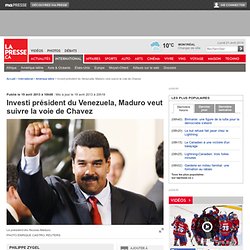 Maduro investi nouveau président du Venezuela