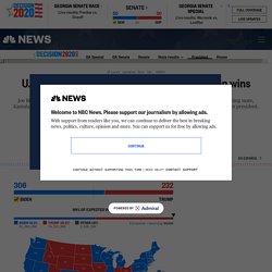 Presidential election results: Live map of 2020 electoral votes