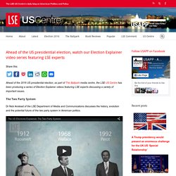 Ahead of the US presidential election, watch our Election Explainer video series featuring LSE experts