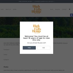 Press - High Falls Hemp