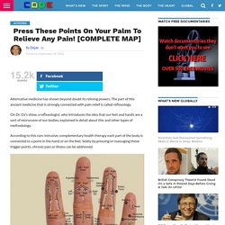 Press These Points On Your Palm To Relieve Any Pain! [COMPLETE MAP]