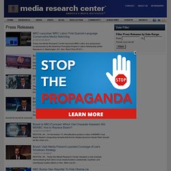 Media Research Center (Press Releases)