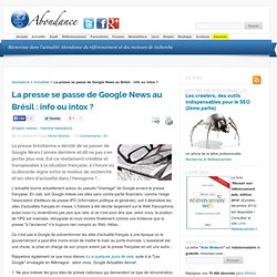 La presse se passe de Google News au Brésil : info ou intox ?