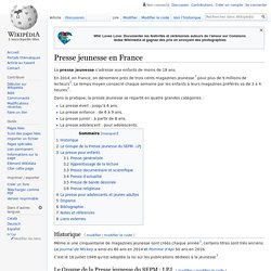 Presse jeunesse en France