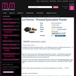 La Femme - Pressed Eyeshadow Powder - MakeUpMania