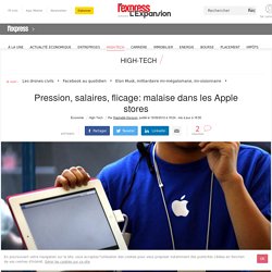 Pression, salaires, flicage: malaise dans les Apple stores