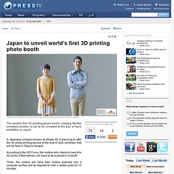 Japan to unveil world’s first 3D printing photo booth