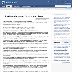 US to launch secret 'space warplane' - (Build 20100401064631)