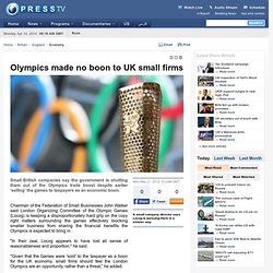 Olympics made no boon to UK small firms