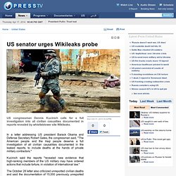US senator urges Wikileaks probe