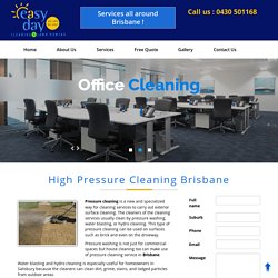 Pressure Cleaning Brisbane - High Pressure Cleaners Brisbane