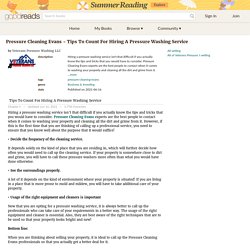 Pressure Cleaning Evans - Tips To Count For Hiring A Pressure Washing Service by Veterans Pressure Washing LLC