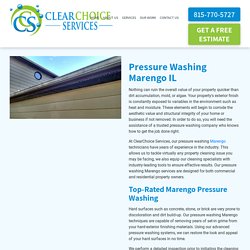 Pressure Washing Marengo IL