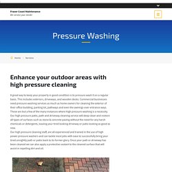 High Pressure Cleaning Service in Fraser Coast