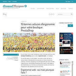 Prestataire Freelance Prestashop - Wordpress Bordeaux : Arnaud Merigeau