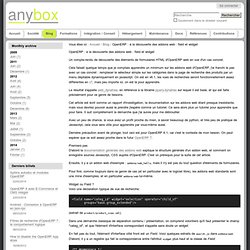 OpenERP : à la découverte des addons web : field et widget — Anybox - prestataire OpenERP Paris