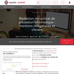 Tout savoir sur le contrat de prestation informatique en 5 ...