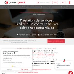 Contrat de prestation de services : les clauses et obligations