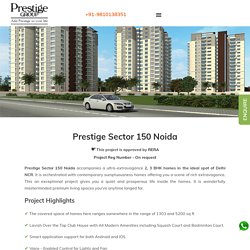 Prestige Sector 150 Noida by Prestige Group