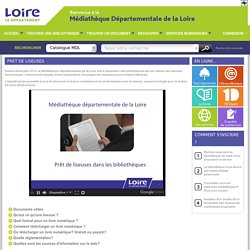 Prêt de liseuses (Médiathèque départementale de la Loire)