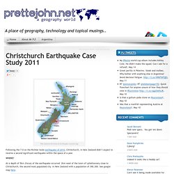 Christchurch Earthquake Case Study 2011