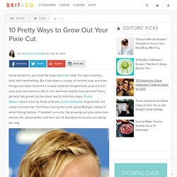 10 Pretty Ways to Grow Out Your Pixie Cut