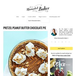 Pretzel Peanut Butter Chocolate Pie
