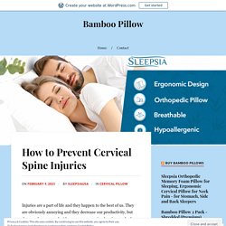 How to Prevent Cervical Spine Injuries