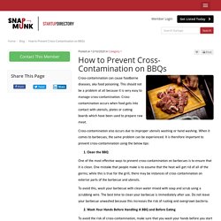 How to Prevent Cross-Contamination on BBQs