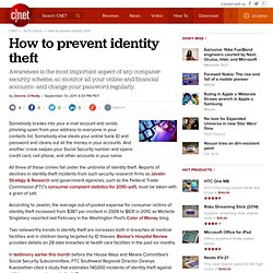 How to prevent identity theft