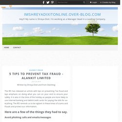 5 Tips to Prevent Tax Fraud