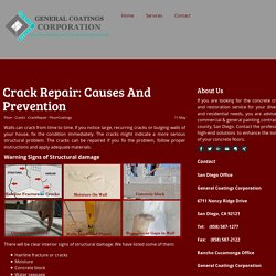 Crack Repair: Causes And Prevention - Commercial Painting Contractor