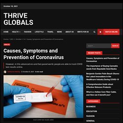Causes, Symptoms and Prevention of Coronavirus - THRIVE GLOBALS