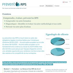 Prevent RPS - Formation, audit & prévention des risques psychosociaux - (Navigation privée)