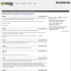Prezzi pay-per-impression - Archivio del forum HTML