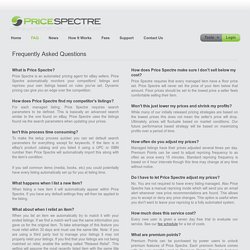 FAQ - Price Spectre - Dynamic Pricing for eBay