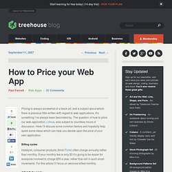 Vitamin Features » How to price your web application