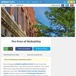 The Price of Walkability