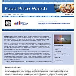 Food Price Watch (Full Report) - November 2011