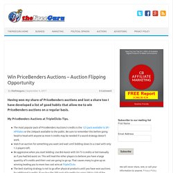 Win PriceBenders Auctions - Auction Flipping Opportunity
