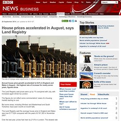 House prices accelerated in August, says Land Registry