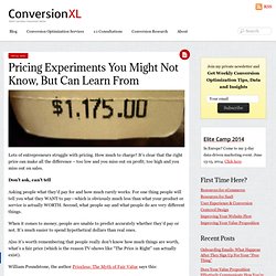Pricing Experiments You Might Not Know, But Can Learn From