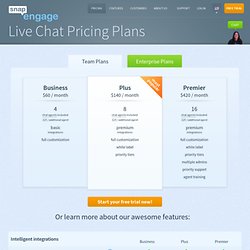 Live Chat - Choose A Plan That Fits Your Needs