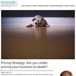 Pricing Strategy of Individual Business Products - Infinumgrowth