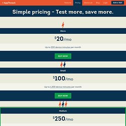 Simple Pricing for Mobile Device Testing