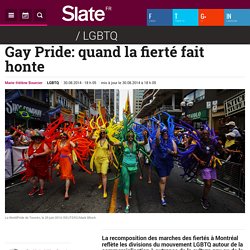 Gay Pride: quand la fierté fait honte