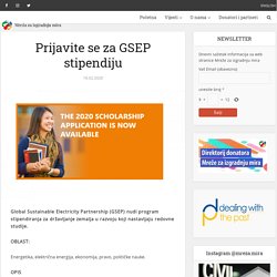 Prijavite se za GSEP stipendiju – Mreža za izgradnju mira