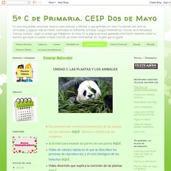 5º C de Primaria. CEIP Dos de Mayo: Ciencias Naturales