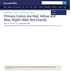 Primary Colors Are Red, Yellow and Blue, Right? Well, Not Exactly